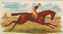 1888 Allen & Ginter World's Racers (N32) #NNO Dry Monopole Front